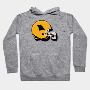 Missouri Outline Football Helmet Hoodie